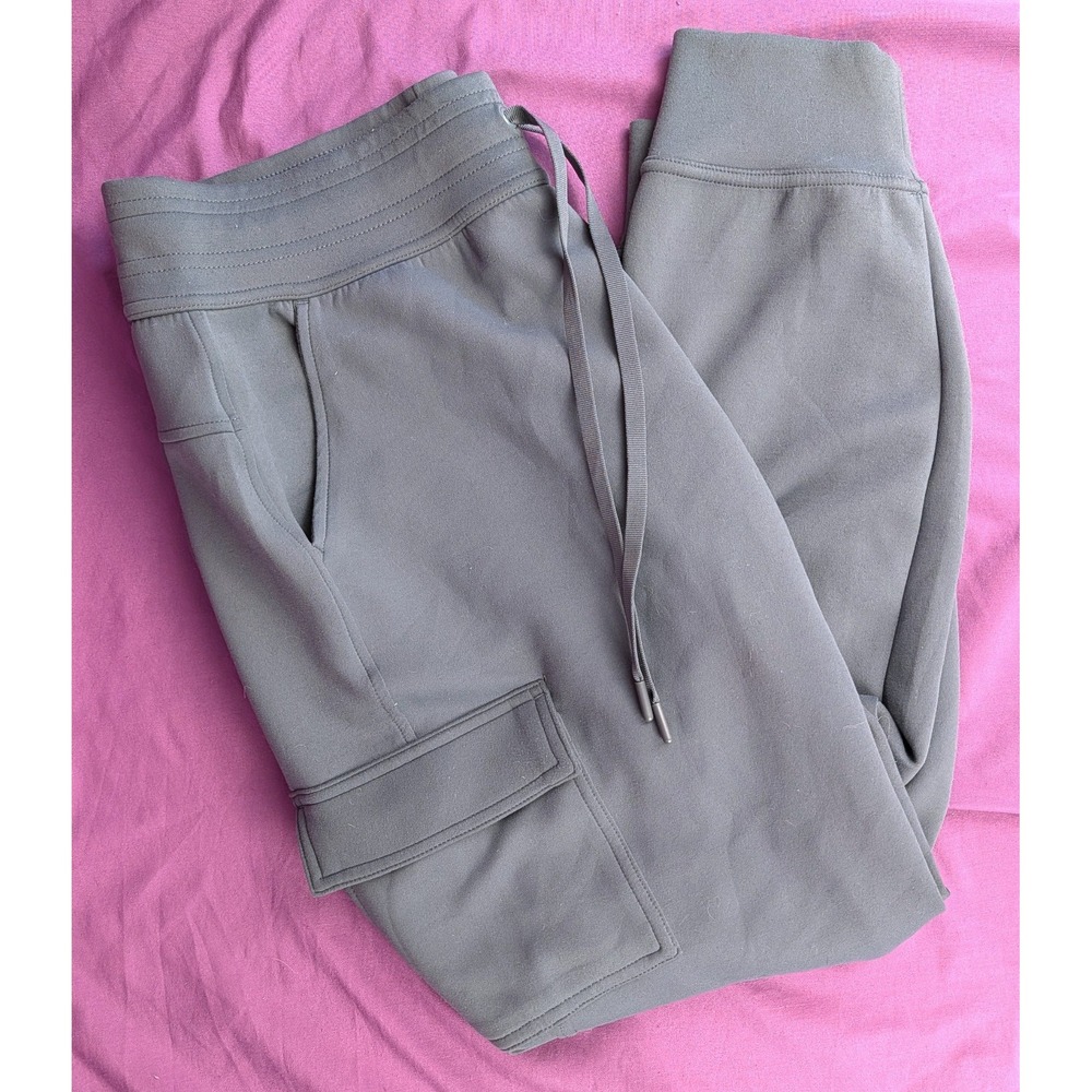 32 Degrees Heat Men's Drawstring Straight Leg Sweat Pants Gray Sz M 32" Waist